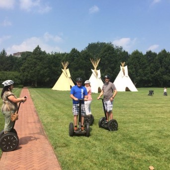 fmaily on their segway by tippis